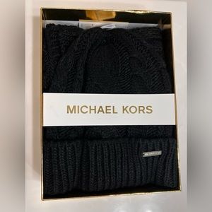 Michael Kors Hat and Scarf Set